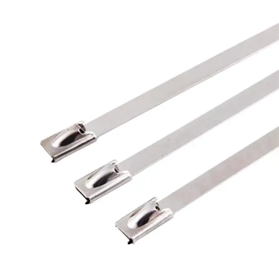 10/20pcs Stainless Steel Metal Cable Ties Tie Zip Wrap Exhaust Heat Straps Induction Pipe 4.6mm Width 100-700mm 304 Material