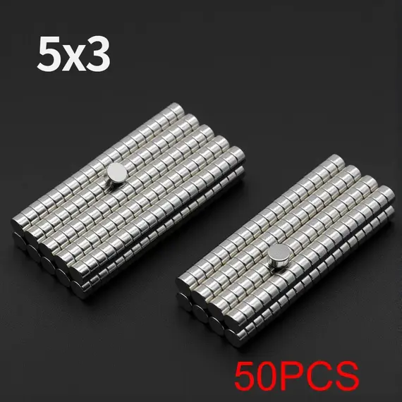 5x3mm Powerful Neodymium Magnet N35 NdfeB Permanent Magnetic imanes Round Super Strong Fridge Magnets DIY