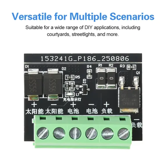 DC 3-45V Solar Street Light Control Circuit Board LED Light Fully Automatic Drive Board Light Switch Solar Charging Controller