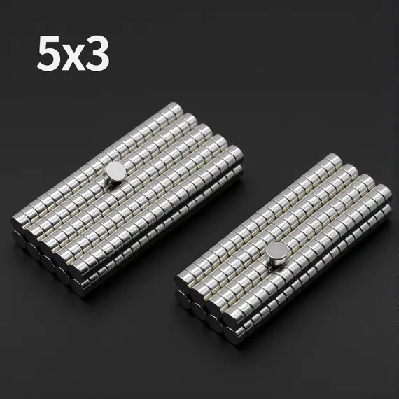 5x3mm Powerful Neodymium Magnet N35 NdfeB Permanent Magnetic imanes Round Super Strong Fridge Magnets DIY