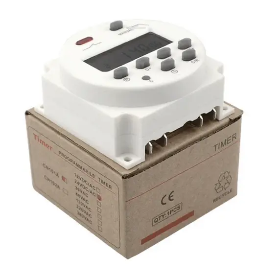 GTHURCS 220V 110V 24V 12V CN101A Timer Switch Digital LCD Power Timer Programmable Time Switch Relay 16A high quality CN101