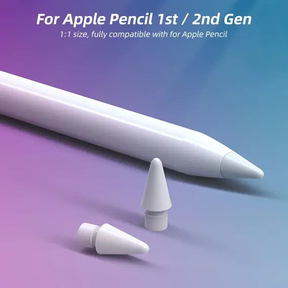 For Apple Pencil Nib Double-Layered For Apple Pencil 1st 2nd Generation Tip For IPencil Tips For iPad Stylus Pen Replacement Nib