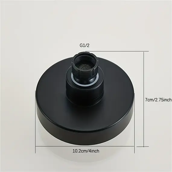 1 Piece Of Bathroom Facilities 4 Inch Black Faucet Replacement Exquisite And Compact Bathroom Beautiful Shower Head Decoration