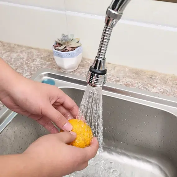 2 Modes Sink Faucet 360 Degree Rotation Filter Extension Tube Shower Water Saving Tap Universal Kitchen Gadgets Accessories