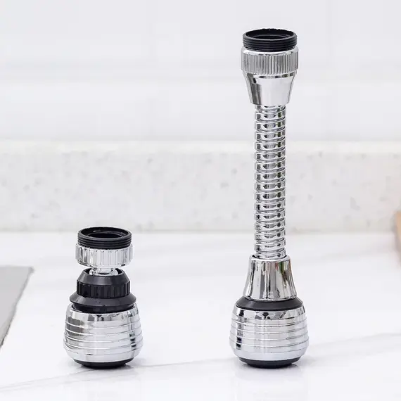 2 Modes Sink Faucet 360 Degree Rotation Filter Extension Tube Shower Water Saving Tap Universal Kitchen Gadgets Accessories