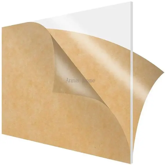 1/2/3mm Thickness Transparent Plexiglas Clear Plastic Acrylic Sheet Board Organic Glass Polymethyl Methacrylate