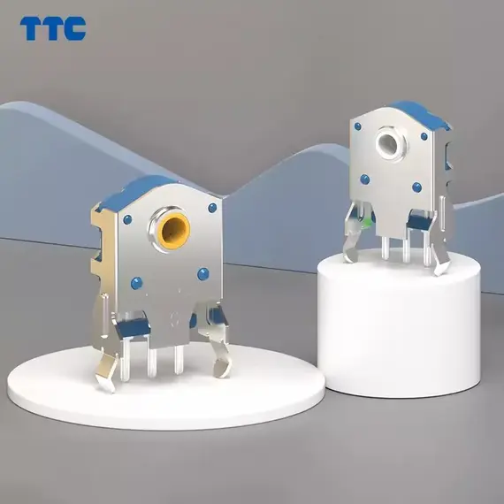 TTC Dustproof Decoder 7/8/9/10/11/12/13/14/15/16mm Rotary Mouse Scroll Gold Silver Wheel Encoder 1.74mm Hole 20-40g For PC Mouse
