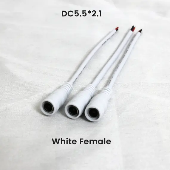 22AWG DC Connector 5.5x2.1mm Male/Female Power Cable Jack 15cm 5-12V Power Adapter Extension Wire For LED Strip Light CCTV