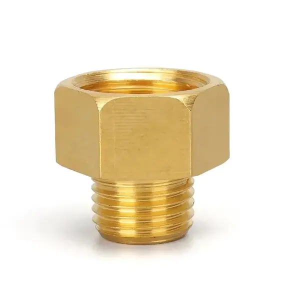 1/8" 1/4" 3/8" 1/2" Male to Female Thread Brass Pipe Connectors Brass Coupler Adapter Threaded Fitting