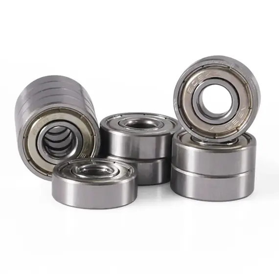 10pcs Miniature Bearings 685zz 608z 625ZZ Silent Small Bearing Deep Groove Mini Ball Bearing Carbon Steel for Skateboard Scooter