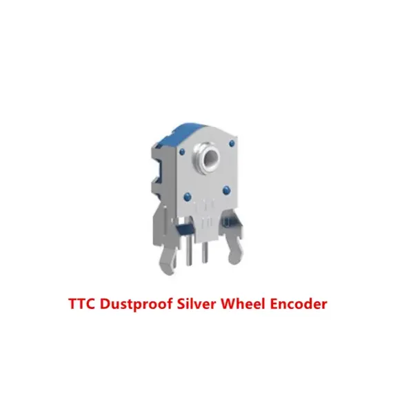 TTC Dustproof Decoder 7/8/9/10/11/12/13/14/15/16mm Rotary Mouse Scroll Gold Silver Wheel Encoder 1.74mm Hole 20-40g For PC Mouse