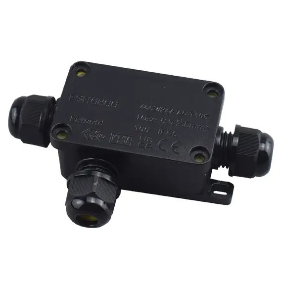 3 Way Outdoor Waterproof IP66 Electrical Cable Wire Connector Junction Box With Terminal 450V Junction Box for Led Light