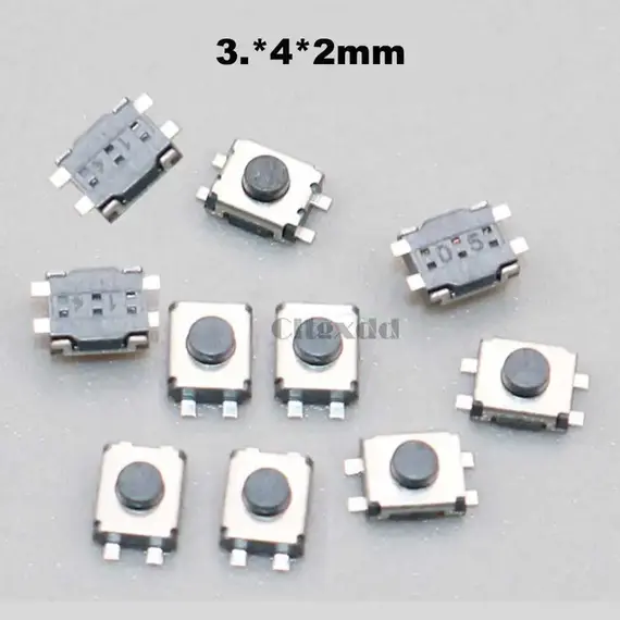 100pcs Car Remote Control Key Touch Switches Tactile Push Button Switches For Hyundai Nissan Honda VW Toyota Kia Peugeot