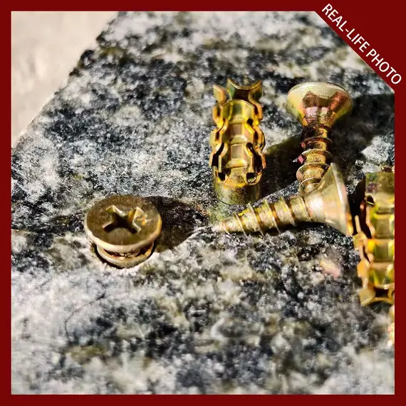 6*14mm Door Hinge Thread Repair Screws Short Expansion Wall Anchors Stripped Thread Repair Fixer Steel Self Tapping Screws