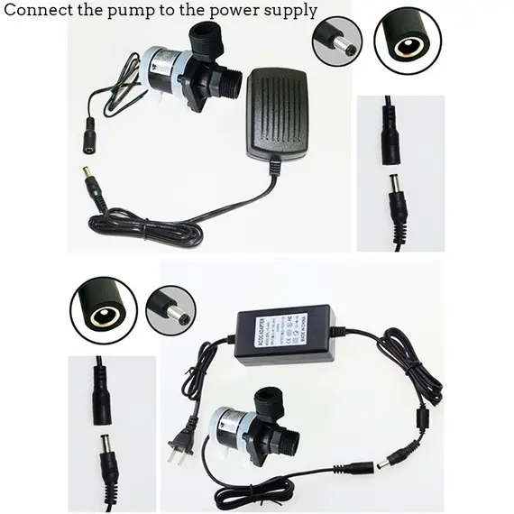 12V 24V DC Multifunctional Brushless Water Pump DC Pump Booster Pump Warm Air Water Cooled Circulation Pump 1/2" DN15