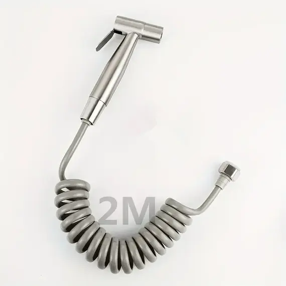 Handheld Bidet Sprayer Set Stainless Steel Spray Gun Shower Handheld Toilet Bidet Faucet Sprayer Shower Nozzle Self Cleaning