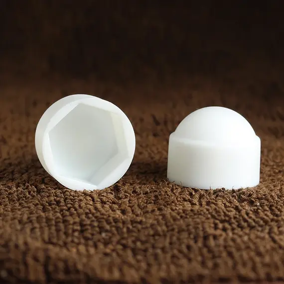 M3 M4 M5 M6 M8 M10 M12 M14 M16 M18 M20 M22 M24 Black White Dome Protection Cap Screw Covers Exposed Hexagon Plastic PE Nut Bolt