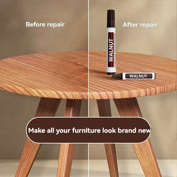Furniture Repair Pen Markers Remover Wood Scratches Restore Kit Scratch Filler Paint Wooden Cabinet Floors Tables Repair Tool