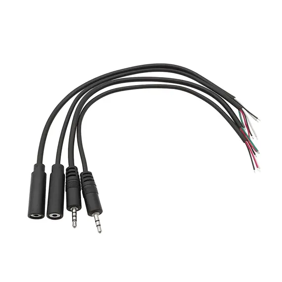 1/5Pcs 2.5mm 3.5mm Mono Stereo Audio Cable Male Female Plug Jack Connector 2/3/4Pin Extension Wire DIY Earphone Mic Repair Cable