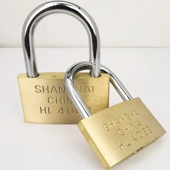 Copper Padlock  Small Locks for Luggage Case Locker Home Improvement Hardware 20mm 25mm 30mm 40mm 50mm Include 3Keys