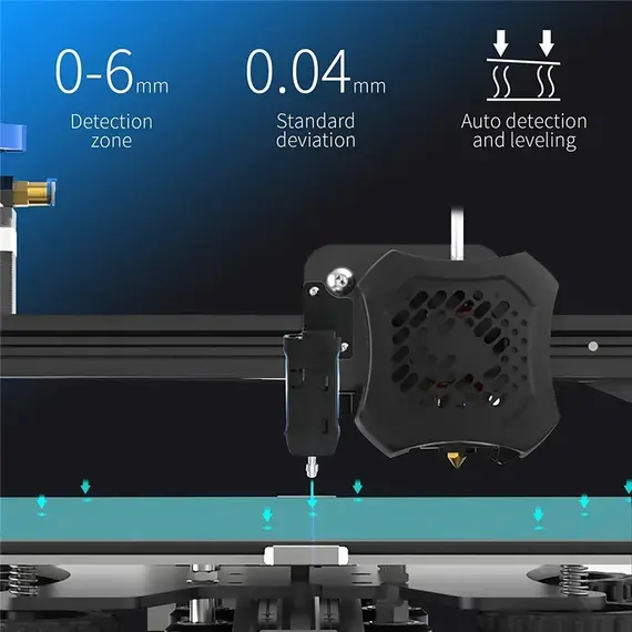 CREALITY CR Touch Sensor 3D Printer Parts 32bit Auto Leveling Kit Bracket Plate for Ender-3/Ender-3 V2/Ender-3 Pro/Ender 5/CR 10