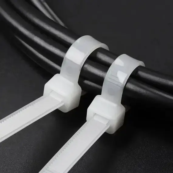 Self-locking plastic nylon tie 100 PCS black 5x300cable tie fastening ring4x200 cable tie zip wraps strap nylon cable tie set