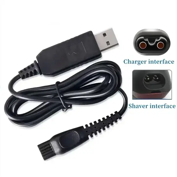 EU Plug Charger for Philips Shaver Series1000 3000 5000 7000 9000 HQ7100 HQ7120 RQ360 RQ1150 15V 5.4W HQ8505 Charger Razor Blade