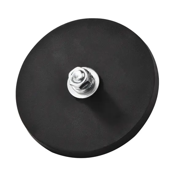 66mm 88mm 2pcs M6 Strong Rubber Bolt Magnetic Base With Screws and Washers Magnetic for Work Light SUV Offroad Light Stand Fixed