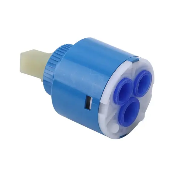 Ceramic Disc Cartridge Mixer Faucet Thermostatic Cartridge Faucet Disc Valve Pp Plastic Ceramic Cartridges For Mixer 35/40Mm
