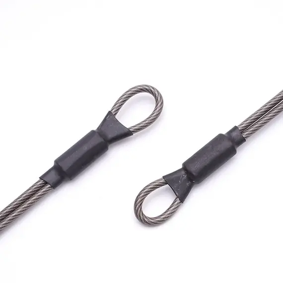 304 Stainless Steel Helmet Anti-theft Lock Rope Security For Motorcycle Helmet Protector Rope Line Helmet Strap Storage Ropes