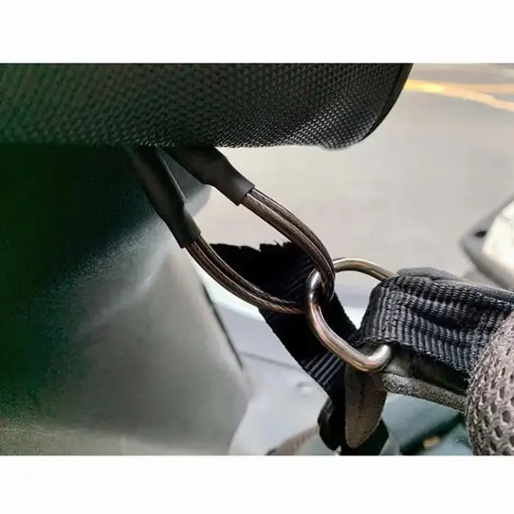 304 Stainless Steel Helmet Anti-theft Lock Rope Security For Motorcycle Helmet Protector Rope Line Helmet Strap Storage Ropes