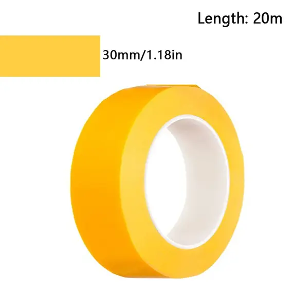1Rolls 18-50m Model Masking Tape DIY Yellow Masking Tape Width 2/3/6/8/10/12/18/30/50mm