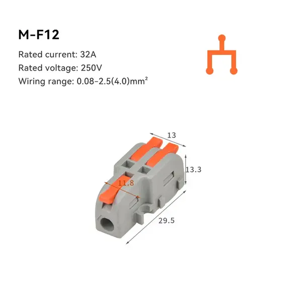 1/5/10 PCS Mini Fast Wiring Cable Connectors Universal Compact Splitter Electrical Conductors Push-in Home Terminal Block