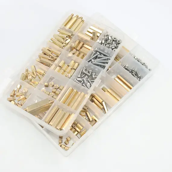 M2 M2.5 M3 M4 M5 Motherboard Standoffs Screws Nuts Kit for DIY Electronic PCB Circuit Hex Pillar Mount Male Female Brass Spacer