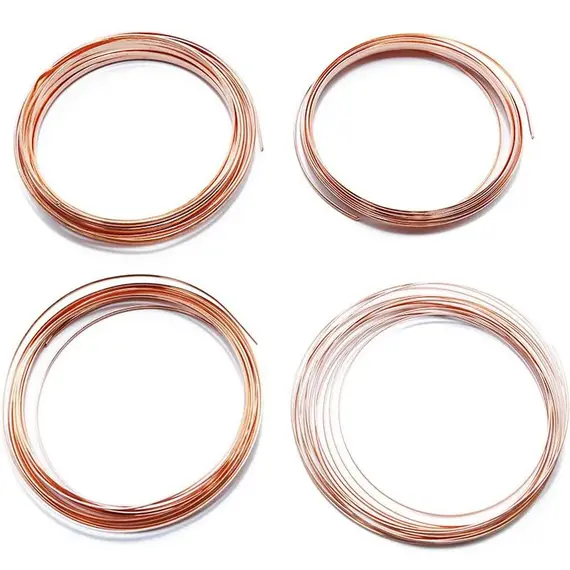 1/5/10M Copper Conductive Copper Wire Ultra-Fine Copper Wire Diameter 0.1-5mm Conductive Copper Wire Has Good Conductivity