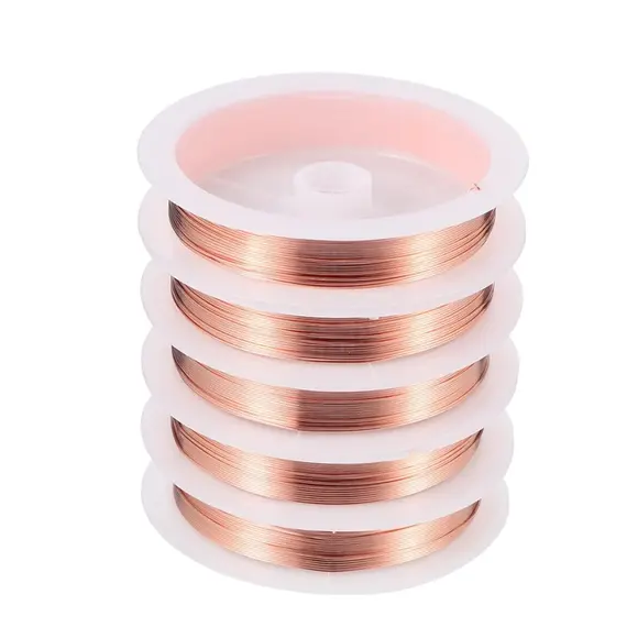 1/5/10M Copper Conductive Copper Wire Ultra-Fine Copper Wire Diameter 0.1-5mm Conductive Copper Wire Has Good Conductivity
