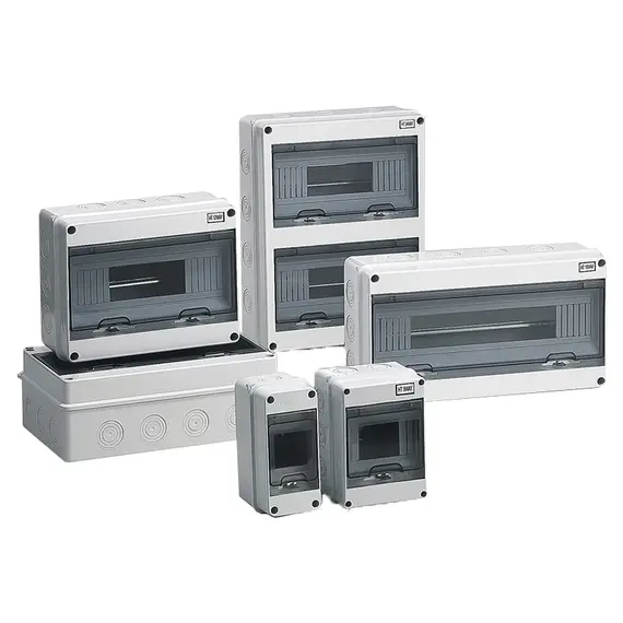 HT Series Junction Box 2/3/5/8/12/15/18/24 WAY PC Plastic Outdoor Electrical IP65 Waterproof Distribution Box Switch Box