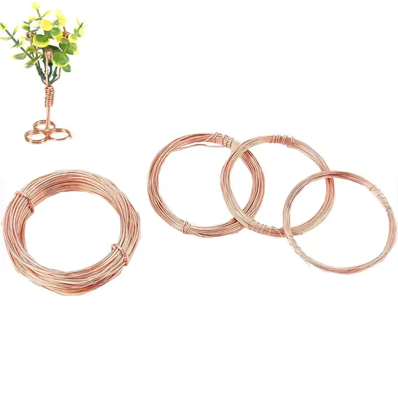 1/5/10M Copper Conductive Copper Wire Ultra-Fine Copper Wire Diameter 0.1-5mm Conductive Copper Wire Has Good Conductivity