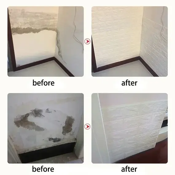 70cmx10m Self-adhesive Wallpaper Decoration Antique Foam Brick Wallpaper Living Room Bedroom Waterproof 3D Wall Sticker