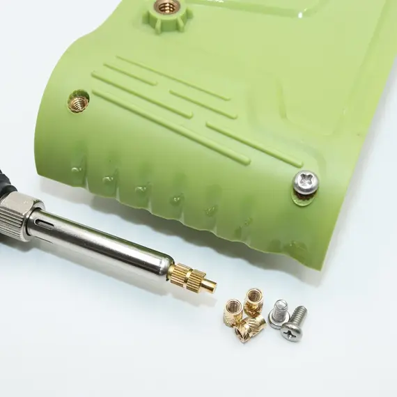 Heat Set Insert Soldering Iron Tip Head M2 M3 M4 Hot Melt Insets Nut Brass Screw Embedded Thread Insertion Kit Plastic 3d Print