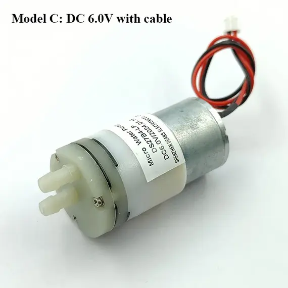 Micro Self-priming Suction Water Pump DC 3.7V 5V 6V Mini 310 Motor Water Pump Small Diaphragm Air Water Pump DIY Tea Table