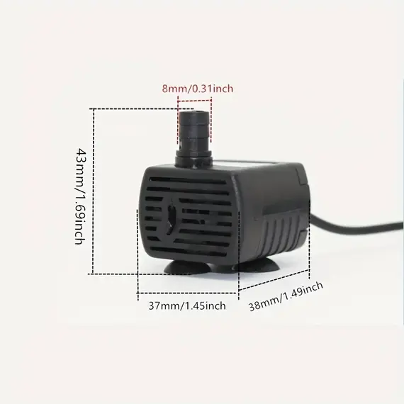 DC 5V USB Water Pump Micro 3W 500L/H Mini Submersible Pumps Pet Water Dispenser For Pool Fountain Rockery Filter Pump