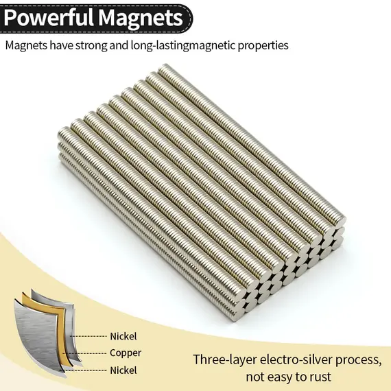 5x1mm Super Strong Neodymium Magnet N35 NdfeB Permanent Magnetic imanes Round Powerful Magnets Refrigerator