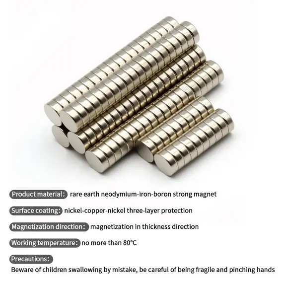 8x3mm Super Strong Neodymium Magnet N35 NdfeB Permanent Magnetic imanes Round Powerful Magnets Refrigerator Magnet
