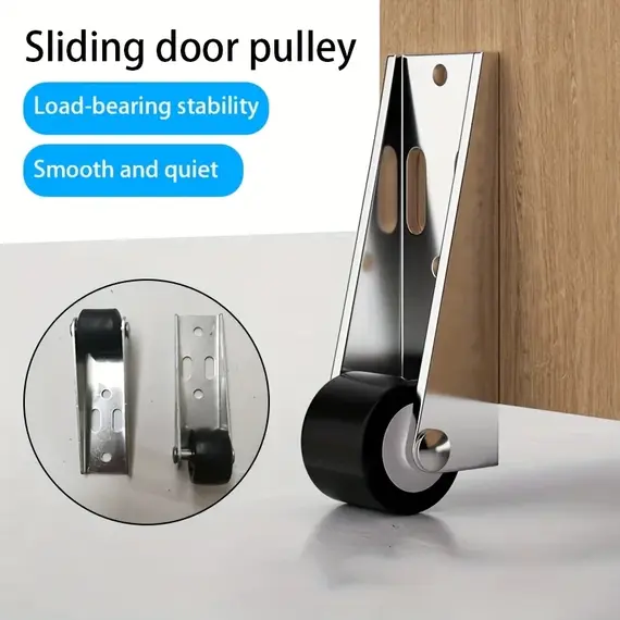 Universal anti Door Sagging Track Pulley, Translation Guide Wheel, Swing Door Bottom Support Wheel, Sliding Door Silent Pulley