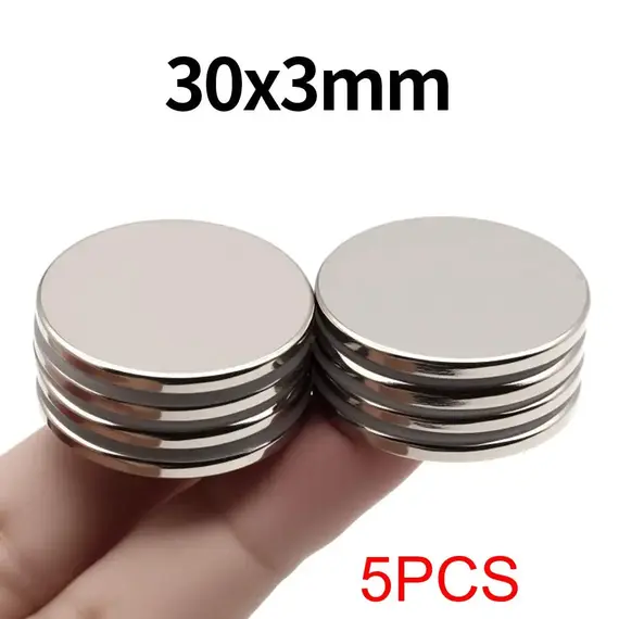 30x3mm Super Strong Neodymium Magnet N35 NdfeB Permanent Magnetic imanes Round Powerful Magnets Refrigerator Magnet