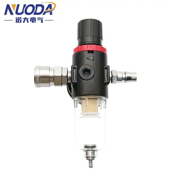 AFR-2000 Pneumatic Filter Air Treatment Unit Pressure Regulator Compressor Reducing Valve Oil Water Separation AFR2000 Gauge