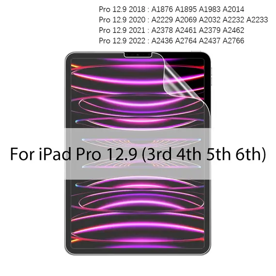 2PCS Paperlike Screen Protector For iPad 13 11th M4 M5 12.9 Air 11 M2 M3 5 4 3 10 9 9th 10th Generation Mini 6 7 Feel Paper Film