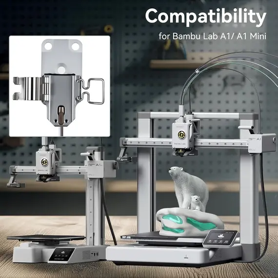 Upgraded Ceramic Zirconia Hotend Heating Assembly Kit High-Temperature Insulation Replaceable Element Compatible with A1&A1 Mini