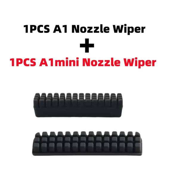 Nozzle Brush for Bambu Lab A1 Wiper Silicone Brush Hotbed Mounted Scrubbers for Bambulab A1 Cleaning Tool 3D Printer Accessories